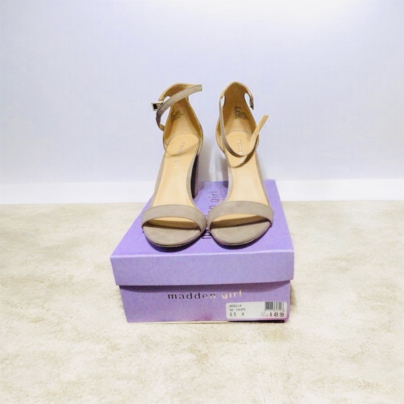 Madden Girl Shoes - Madden Girl Beige Heels